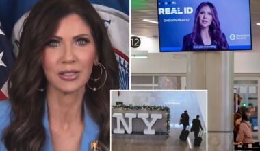 NYC airports snub Noem's government shutdown video as Hochul blasts 'nakedly partisan' spin