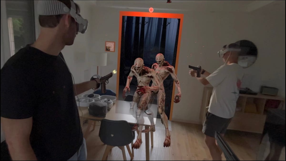 Spatial Rifts Is A Colocated Apple Vision Pro FPS With PS VR2 Controller Support