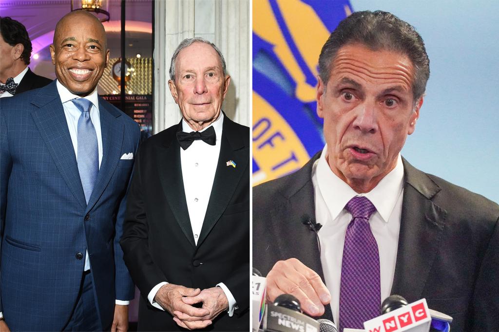 Michael Bloomberg broke Eric Adams' heart when he endorsed Andrew Cuomo in NYC mayoral election: book