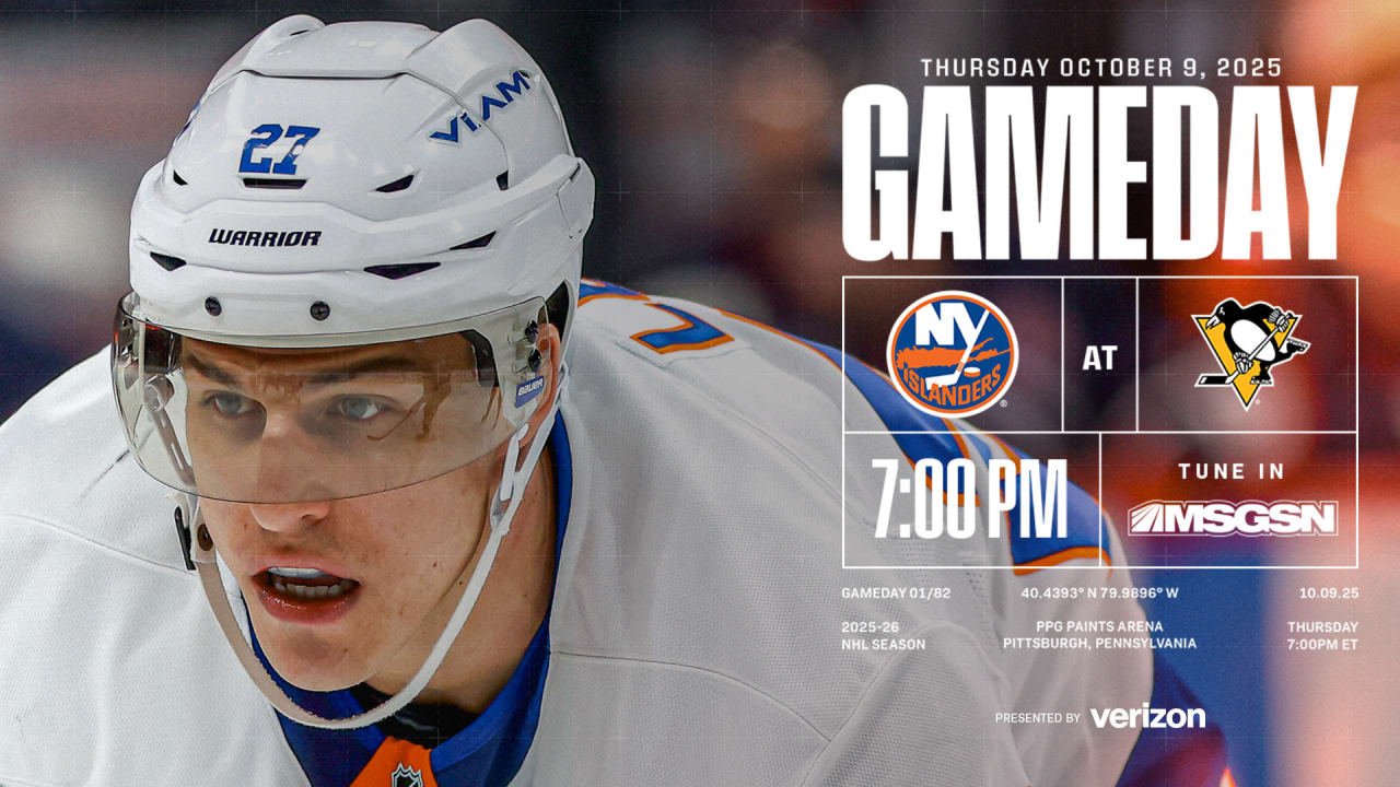 Game Preview: Islanders at Penguins