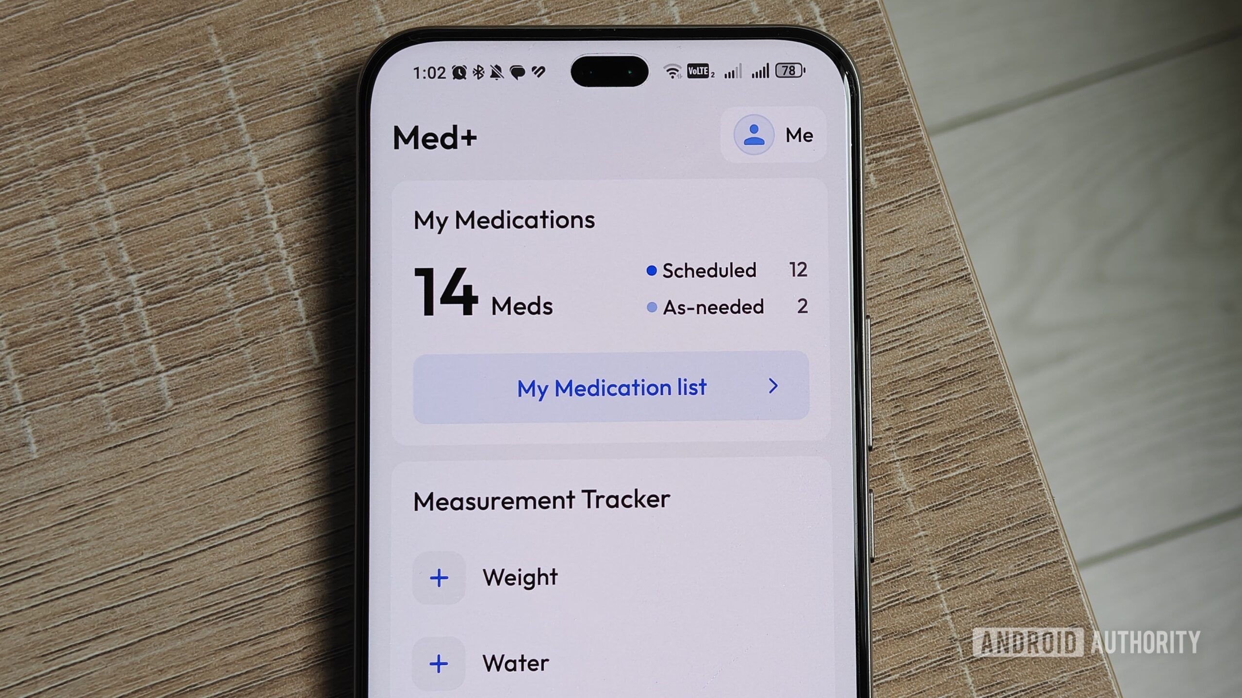 medications total in pillo app