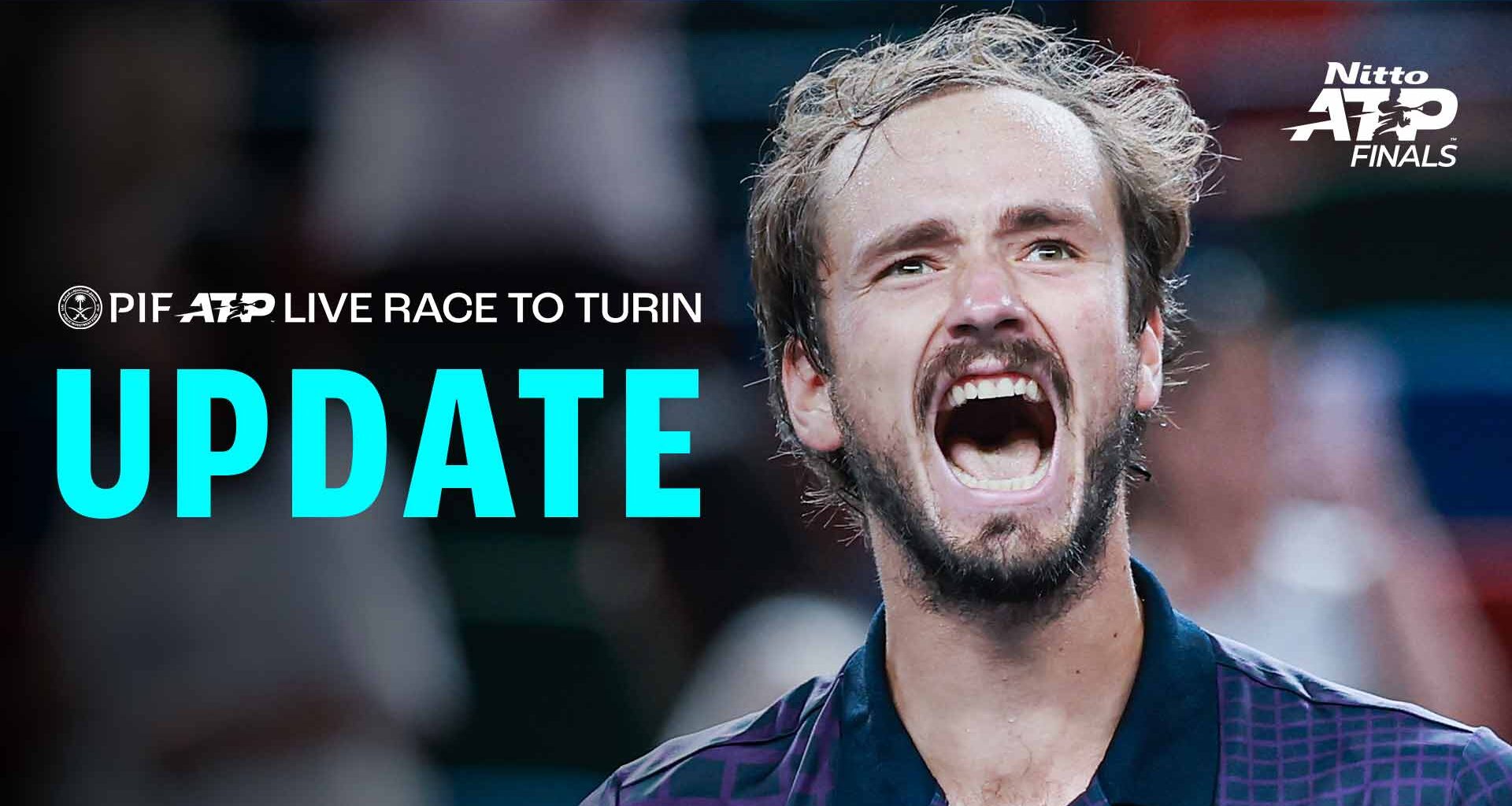 Daniil Medvedev has climbed to 15th in the PIF ATP Live Race To Turin after reaching the Shanghai semi-finals.