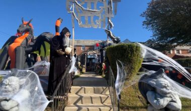 Halloween spookiness goes big with growing display in this Philadelphia neighborhood