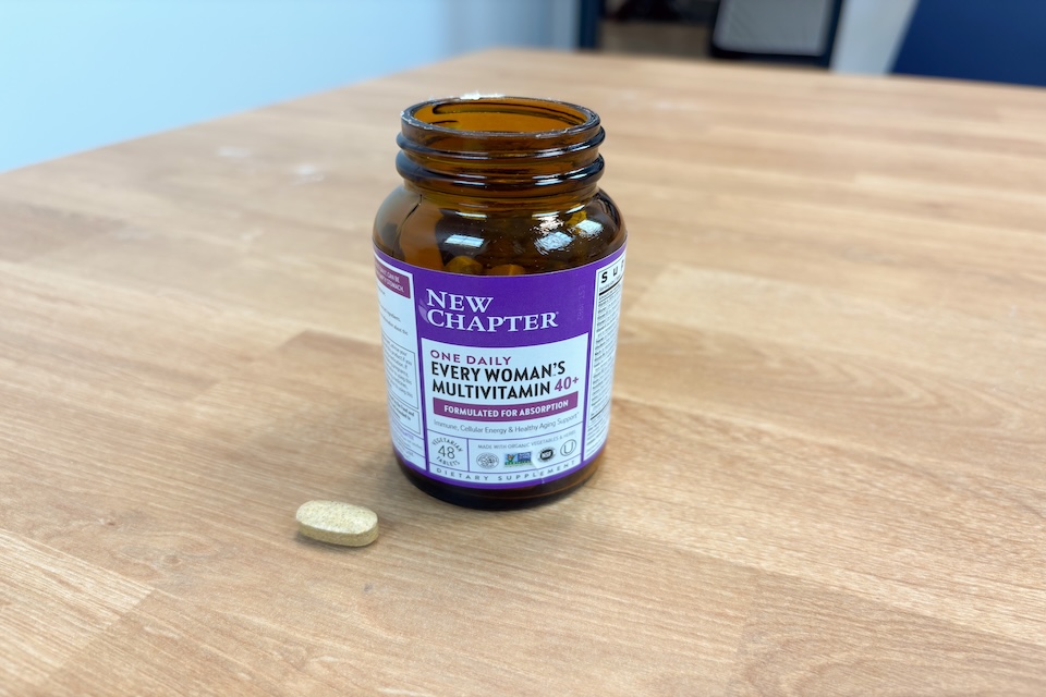 New Chapter women's multivitamin.