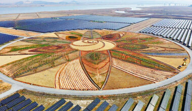 Solar City, Haenam-gun, Jeollanam-do, is also an enterprise city renewable energy industrial complex. courtesy of Haenam-gun.