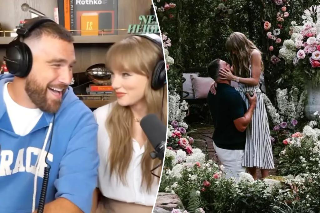 Taylor Swift live updates: Travis Kelce used his podcast as a ruse for their proposal, she confirms - Page Six