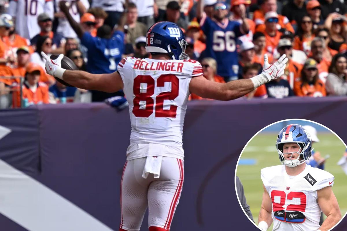 Daniel Bellinger seized Giants' opportunity amid wideout woes