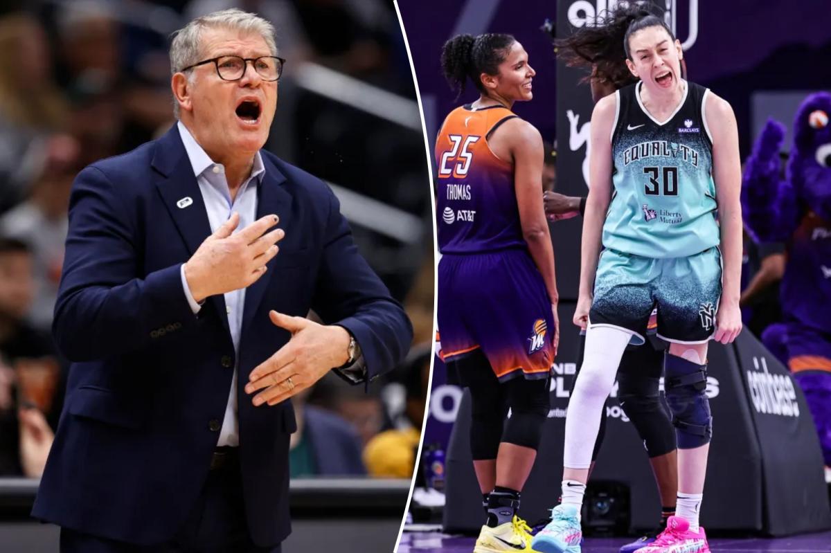 Geno Auriemma isn't concerned with Breanna Stewart's rocky Liberty season