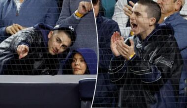 Timothee Chalamet, Kylie Jenner take in Yankees-Blue Jays Game 4