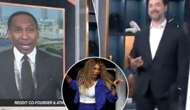 Alexis Ohanian calls out Stephen A. Smith after Serena Williams marriage dig