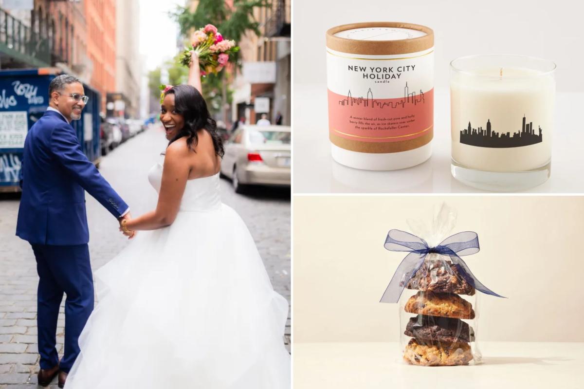 This couple’s wedding doubled as a love letter to NYC