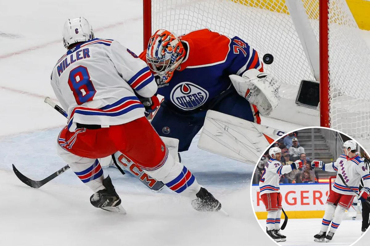 J.T. Miller's overtime goal delivers Rangers win over Oilers
