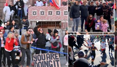 'Crazy' NYC Marathon fanatics are as rabid as the runners, but at least they have mimosas and bagels