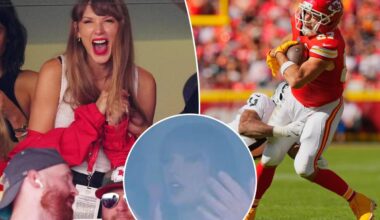 Taylor Swift quietly takes in Travis Kelce’s Week 7 Chiefs game