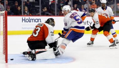 Islanders' Emil Heineman shines in top-six role with game-winning goal