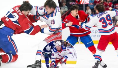 Sam Carrick's toughness improves Rangers' fourth line in more ways than one