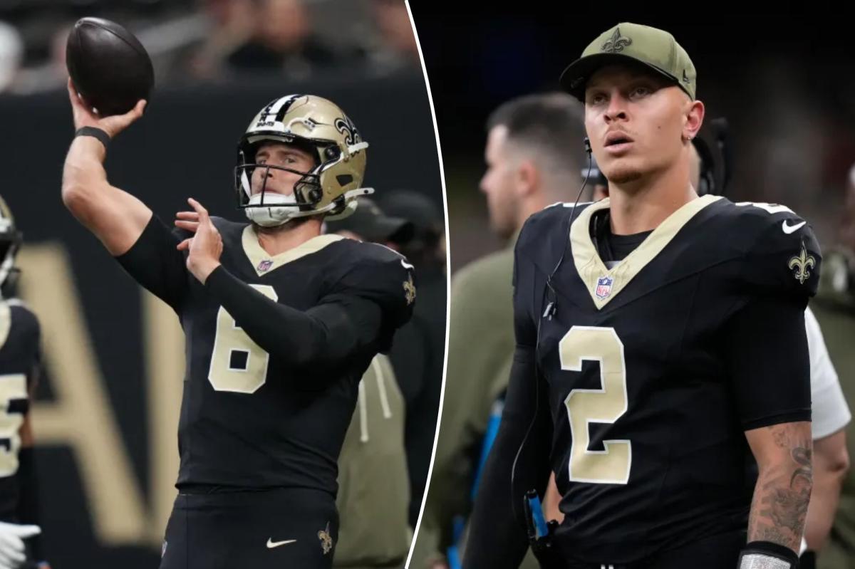 Saints bench Spencer Rattler for 26-year-old rookie Tyler Shough