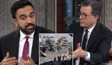 Mamdani says Colbert show shocked him when producer pitched 'game' to discuss Israel-Hamas war