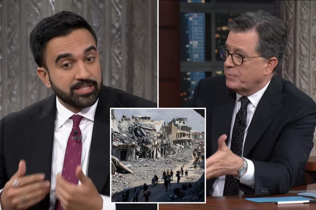 Mamdani says Colbert show shocked him when producer pitched 'game' to discuss Israel-Hamas war