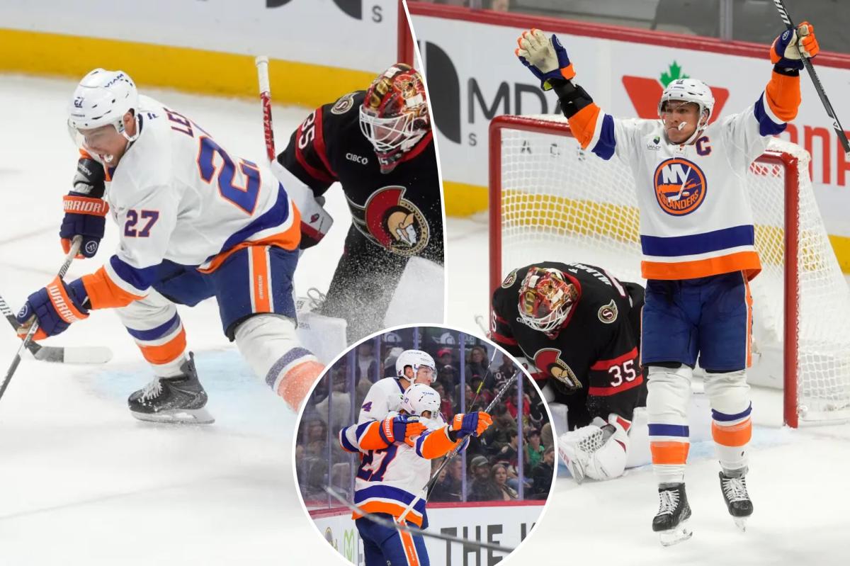Anders Lee's late goal lifts Islanders over Senators for win