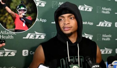 Justin Fields' starting role for Jets hangs in balance