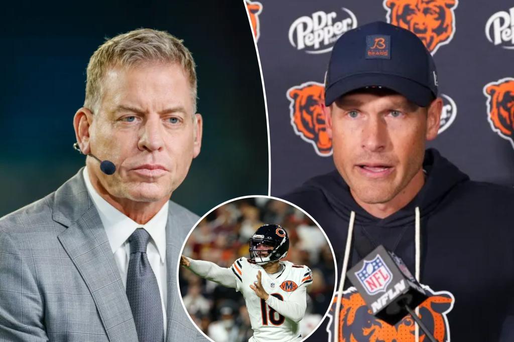 Bears' Ben Johnson takes dig at ESPN's Troy Aikman