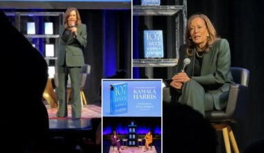 Kamala Harris' Chicago book tour event interrupted by protesters
