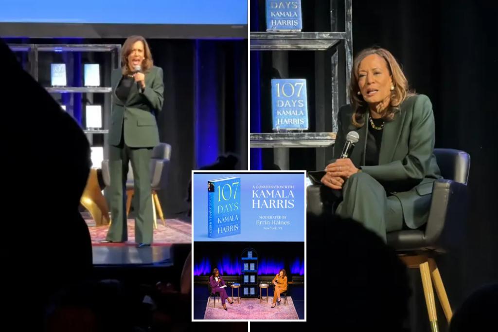 Kamala Harris' Chicago book tour event interrupted by protesters