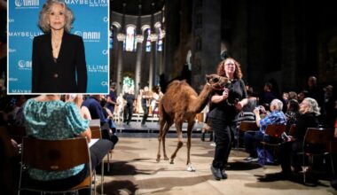 Jane Fonda pops up at NYC's annual animal blessing event -- then chows down on some Harlem fried chicken