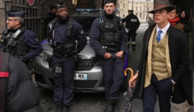 Dapper man sparks intrigue after appearing at Louvre jewel heist investigation