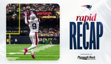 Patriots Win Third Straight, Down Saints 25-19