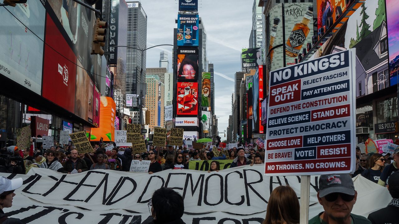 'No Kings' demonstrations return to NYC and nationwide