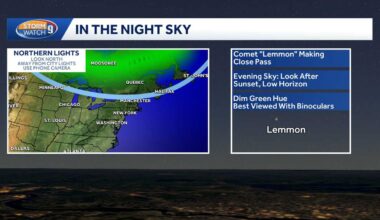 Comet, northern lights could be visible in New Hampshire