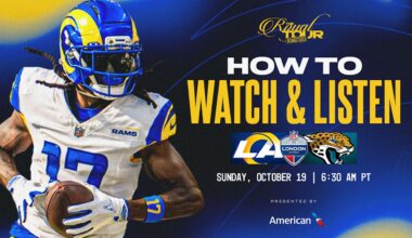How to watch, listen to and live stream Week 7's London game