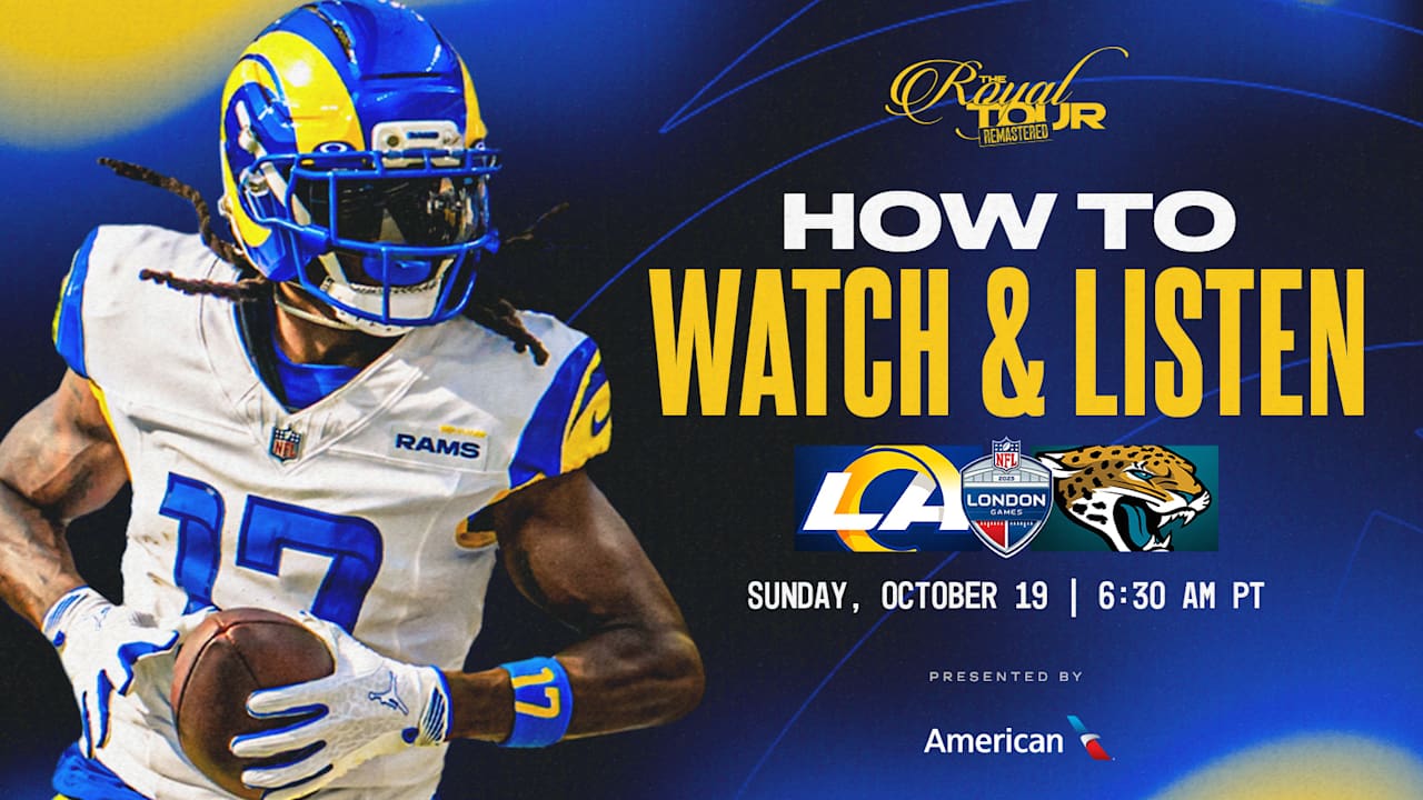 How to watch, listen to and live stream Week 7's London game