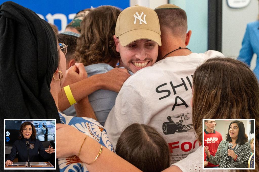 NYC mayoral candidates, pols celebrate Israeli hostages’ return — as front-runner Zohran Mamdani remains silent
