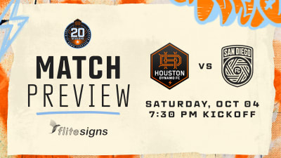 MATCH PREVIEW: Houston Dynamo FC continue playoff push versus San Diego FC in final regular season home match