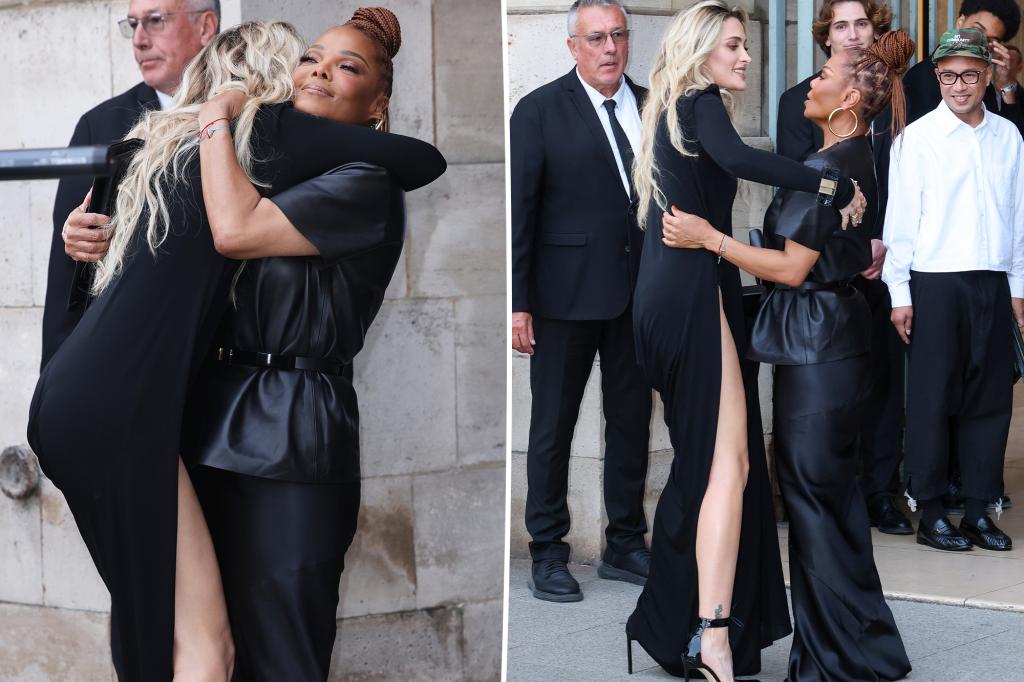 Paris and Janet Jackson reunite at Paris Fashion Week