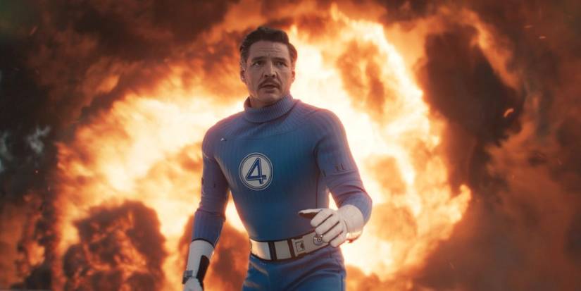Pedro Pascal as Reed Richards in The Fantastic Four First Steps