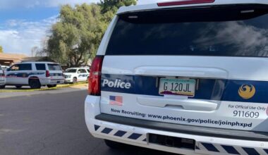 A man was hospitalized with serious injuries Thursday morning after a shooting involving Phoenix po...