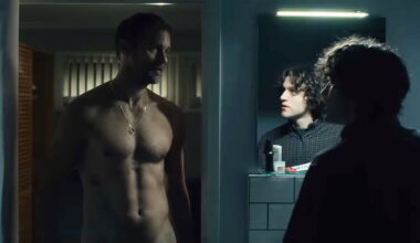 Kinky First Trailer for 'Pillion' w/ Harry Melling & Alexander Skarsgård