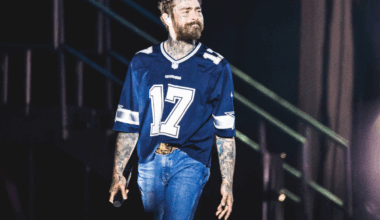 Man on stage