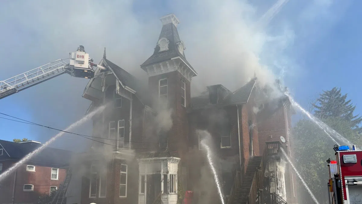 PHOTOS: House fire in Quinte West, Queen Street closed