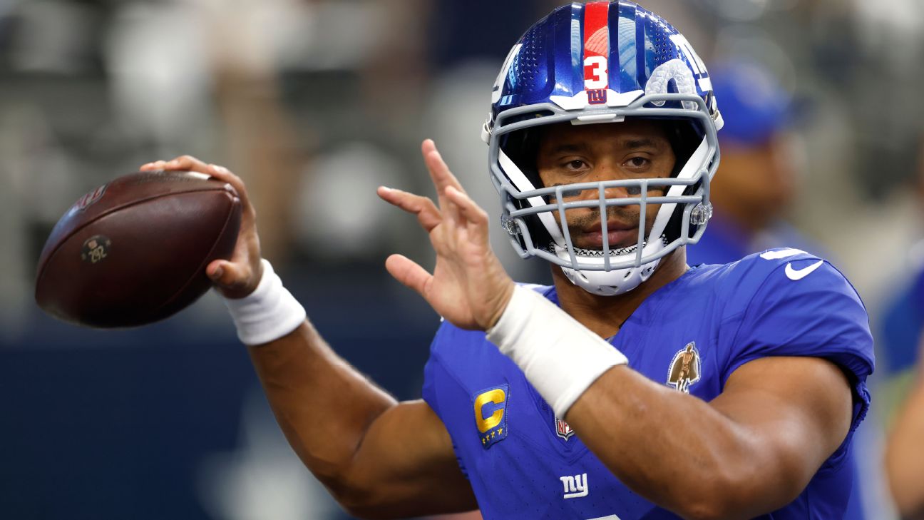 Russell Wilson remains Giants' backup, insists he's ready