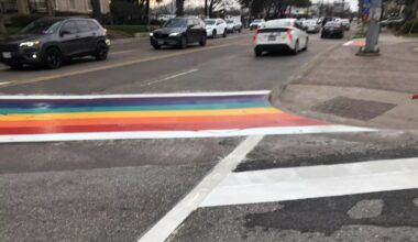 Texas Governor Thinks Rainbow Crosswalks Are Dangerous