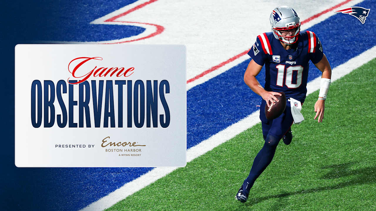 8 Takeaways From the Patriots Victory Over the Bills in Week 5 