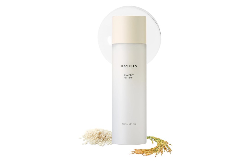 HAYEJIN RiceFila Milk Toner for Glass Skin – 2-in-1 Hydrating Korean Rice Toner with Niacinamide, 8 Hyaluronic Acids & 6 Peptides – Dual Phase Lightweight Rice Bran Facial Toner 5.07 fl oz