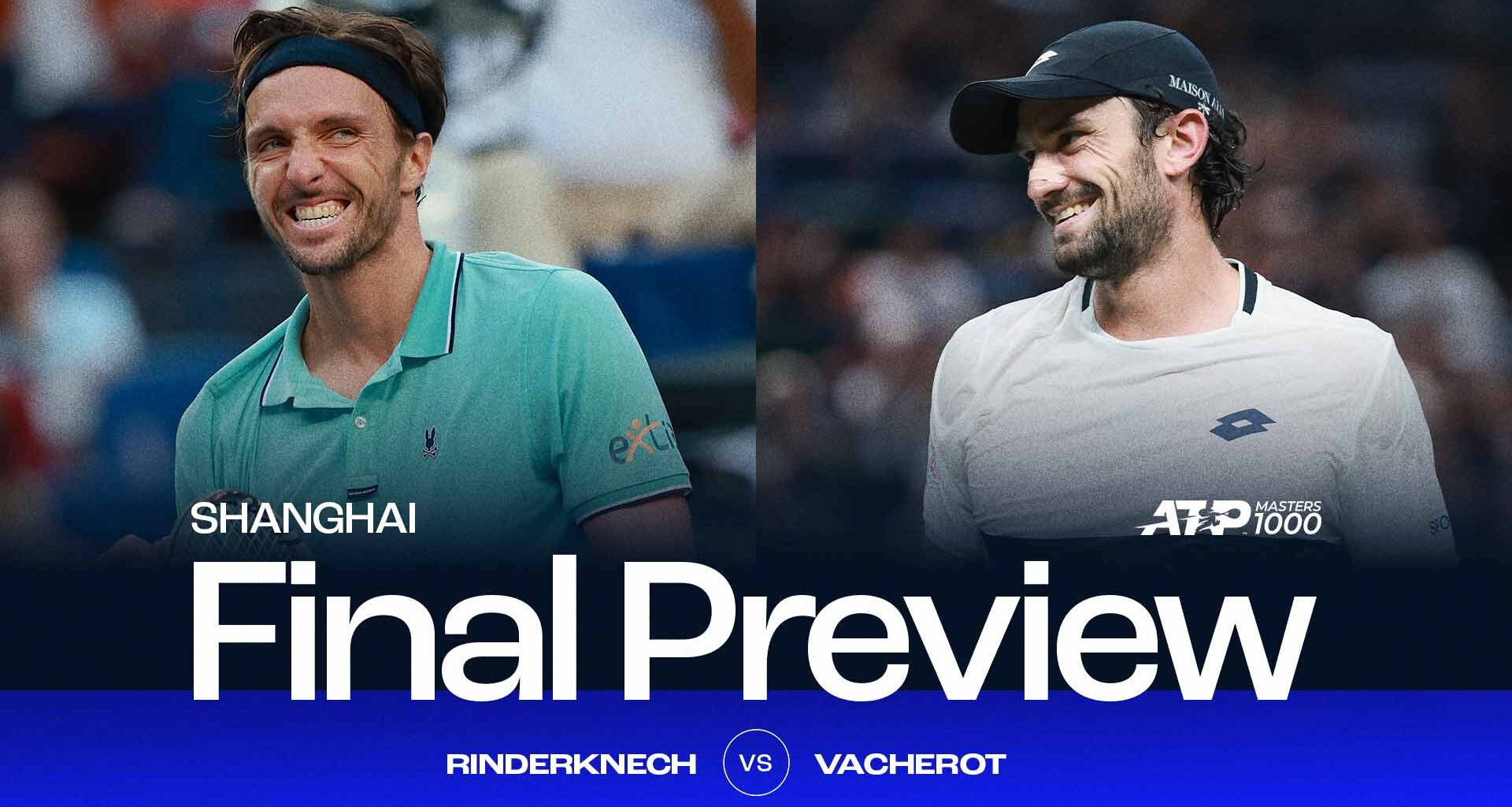 Cousins Arthur Rinderknech and Valentin Vacherot will meet for the Shanghai title on Sunday