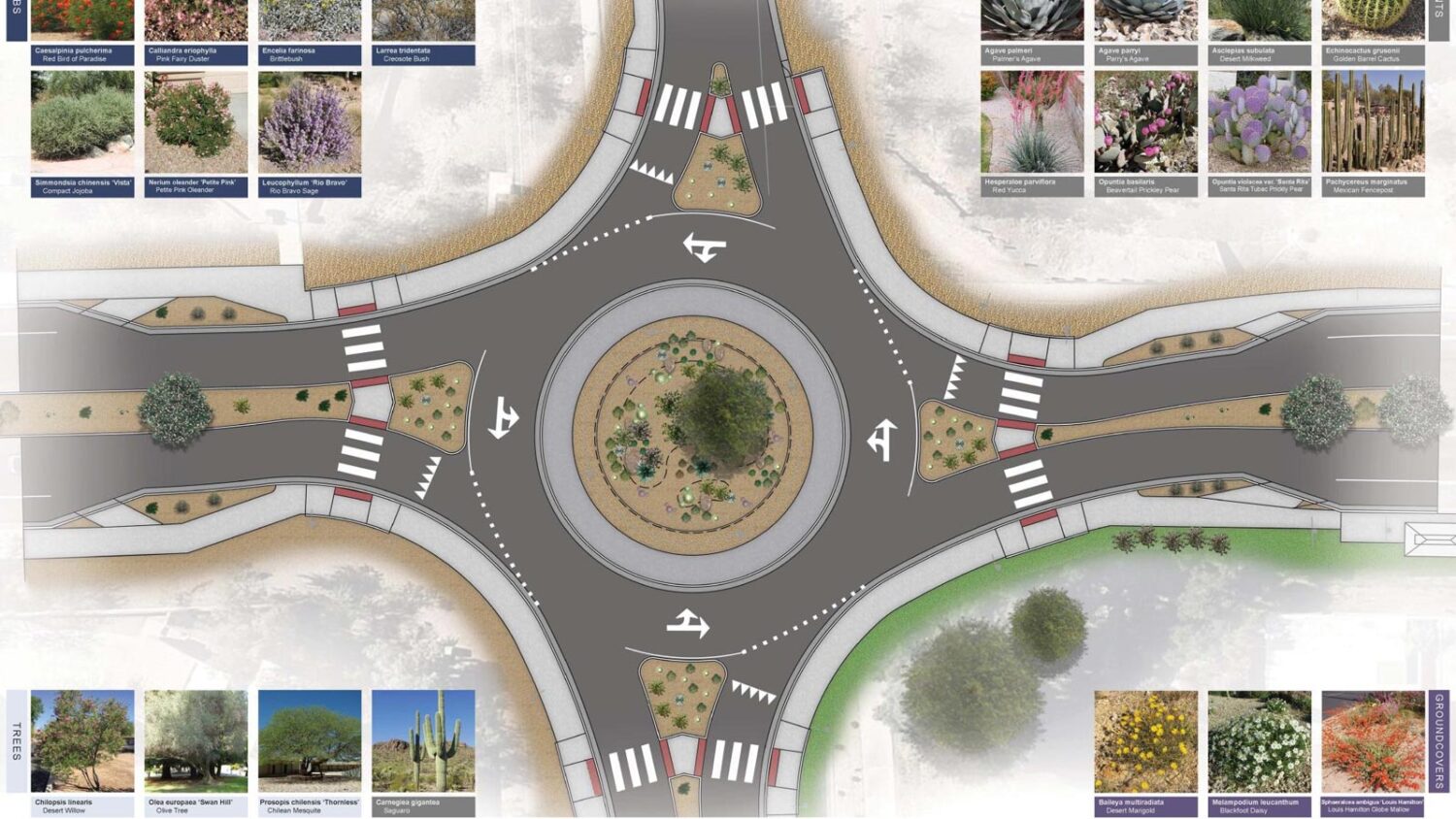 Tempe is turning the intersection of McKellips Road and College Avenue into a roundabout. (City of ...