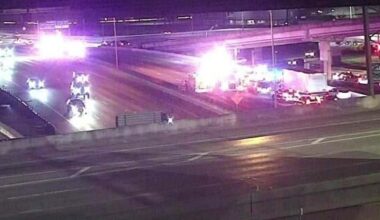 Northbound I-35 closed in Dallas after pedestrian struck and killed, officials say